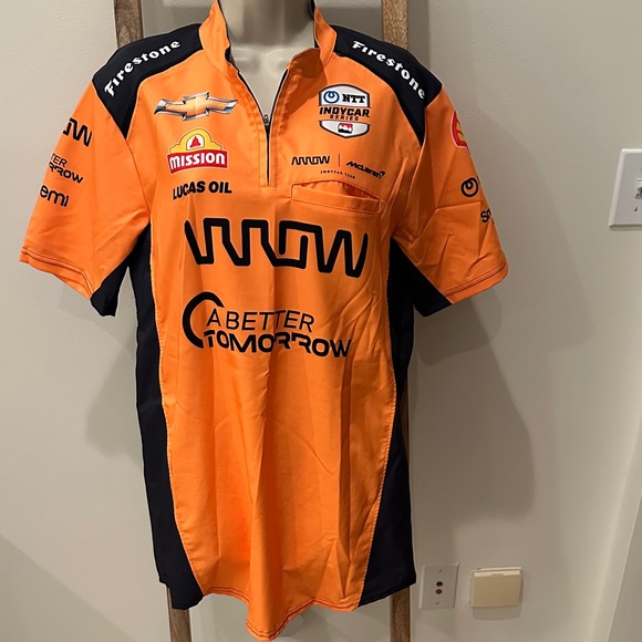 Arrow McLaren Men's Papaya and Black Racing Jersey - Picture 1 of 3